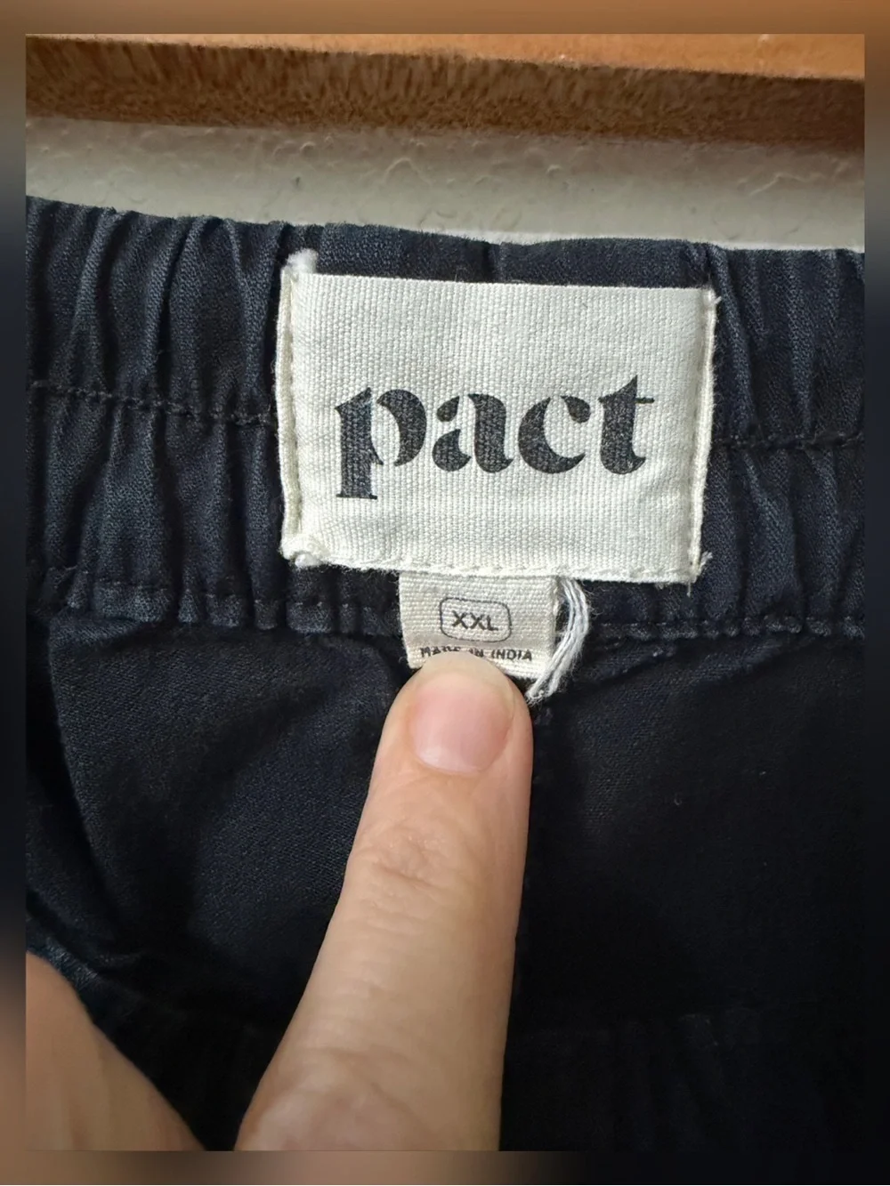 Pact Woven Twill Roll Up Pants Size XXL
